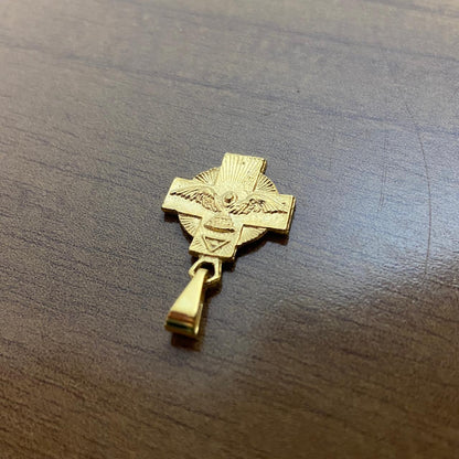 PINGENTE DOURADO DIVINO ESPÍRITO SANTO  (6 UNIDADES)