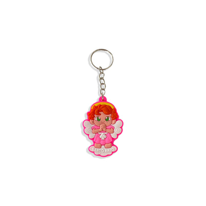 CHAVEIRO EMBORRACHADO SANTO ANJO ROSA MOD2 (12 UNIDADES)