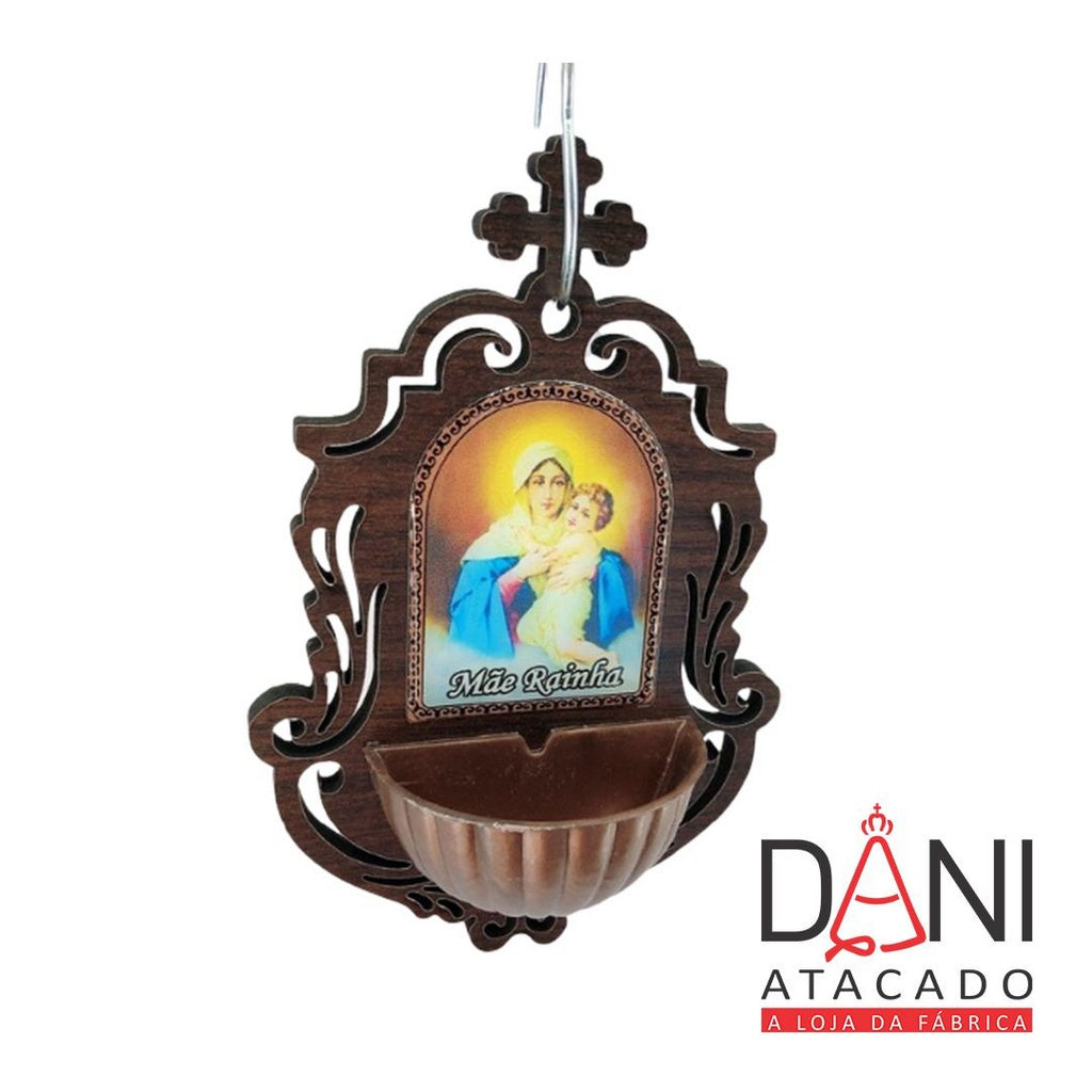 PORTA AGUA BENTA MDF MÃE RAINHA 16CM (1 UNIDADE)