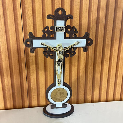 CRUCIFIXO MDF JHS 26,5CM (1 UNIDADE)