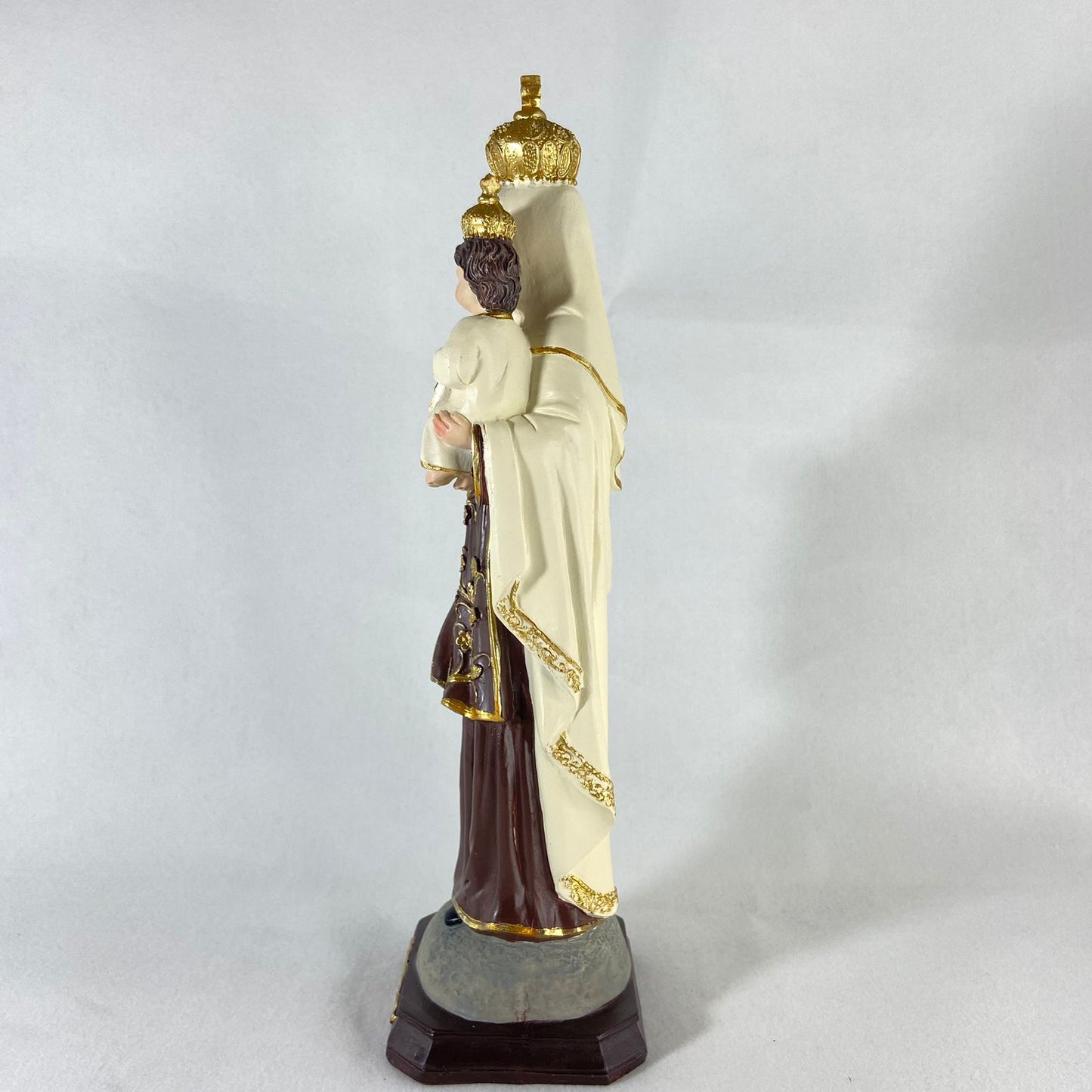 IMAGEM DE RESINA IMPORTADA NOSSA SENHORA DO CARMO 31CM (1 UNIDADE)