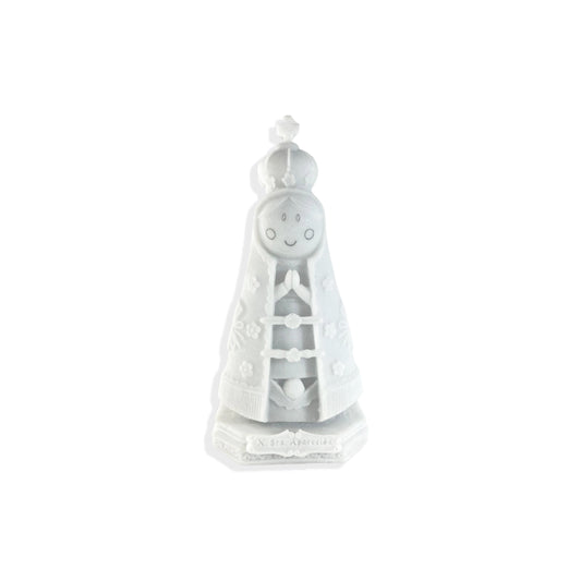 IMAGEM DE MÁRMORE NOSSA SENHORA  APARECIDA INFANTIL 16CM (1 UNIDADE)