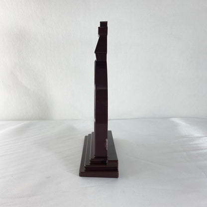 CAPELA ACRÍLICA G CARLO ACUTIS MARROM 18X12 CM (1 UNIDADE)