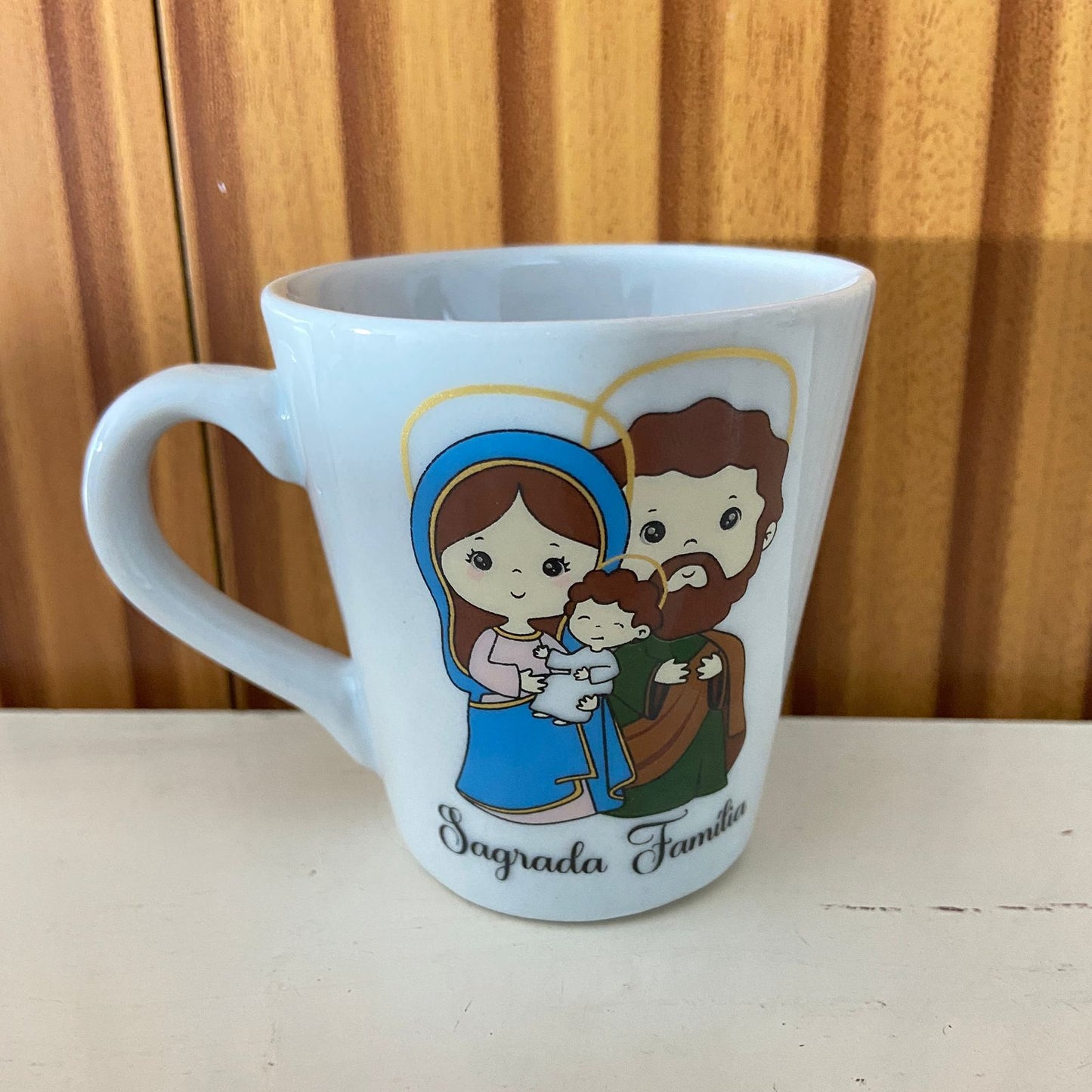 XÍCARA BRANCA SAGRADA FAMILIA (1 UNIDADE)