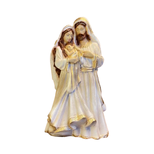 IMAGEM DE GESSO SAGRADA FAMÍLIA 29CM (1 UNIDADE)