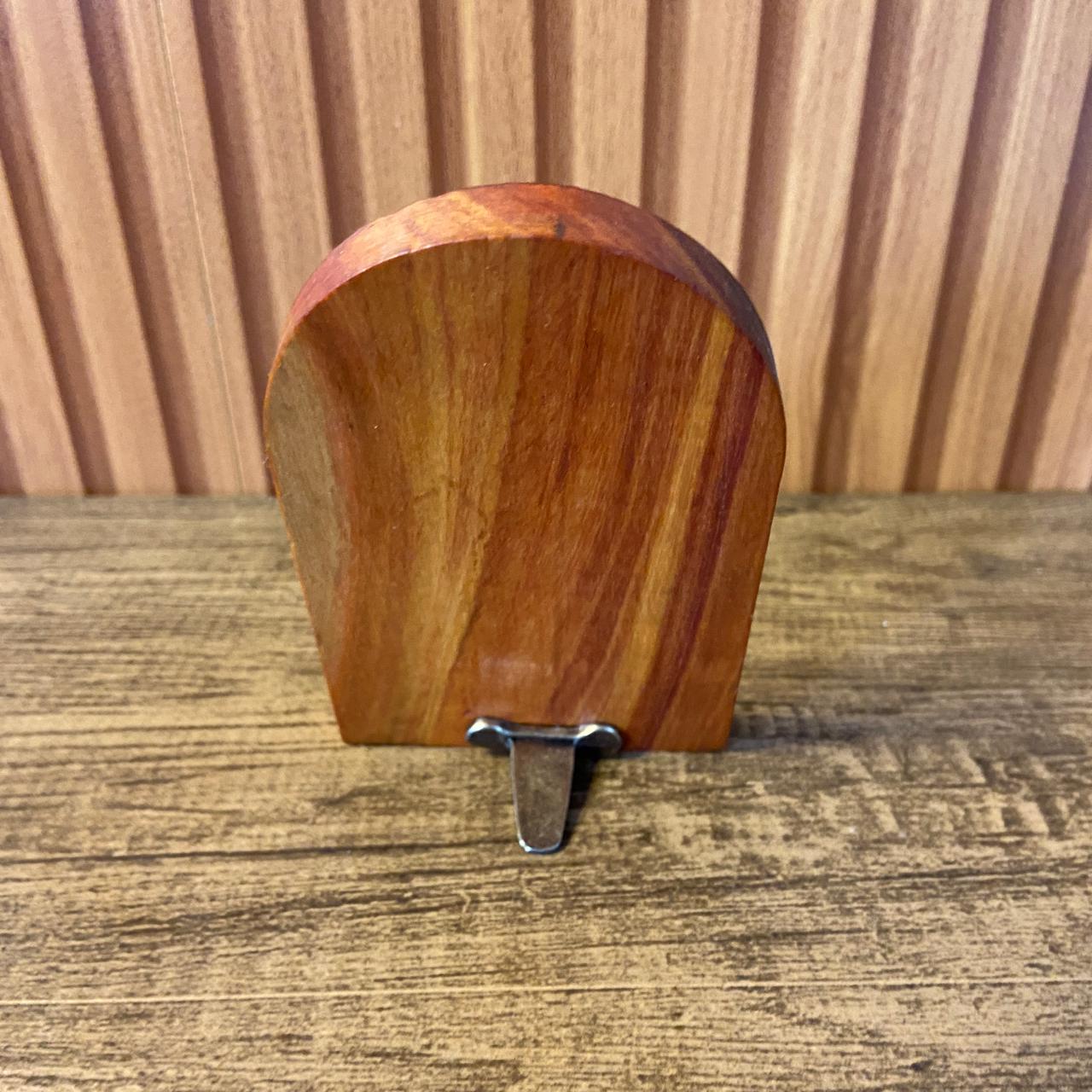 ADORNO DE MESA MADEIRA RESINADA NOSSA SENHORA APARECIDA 11CM (1 UNIDADE)