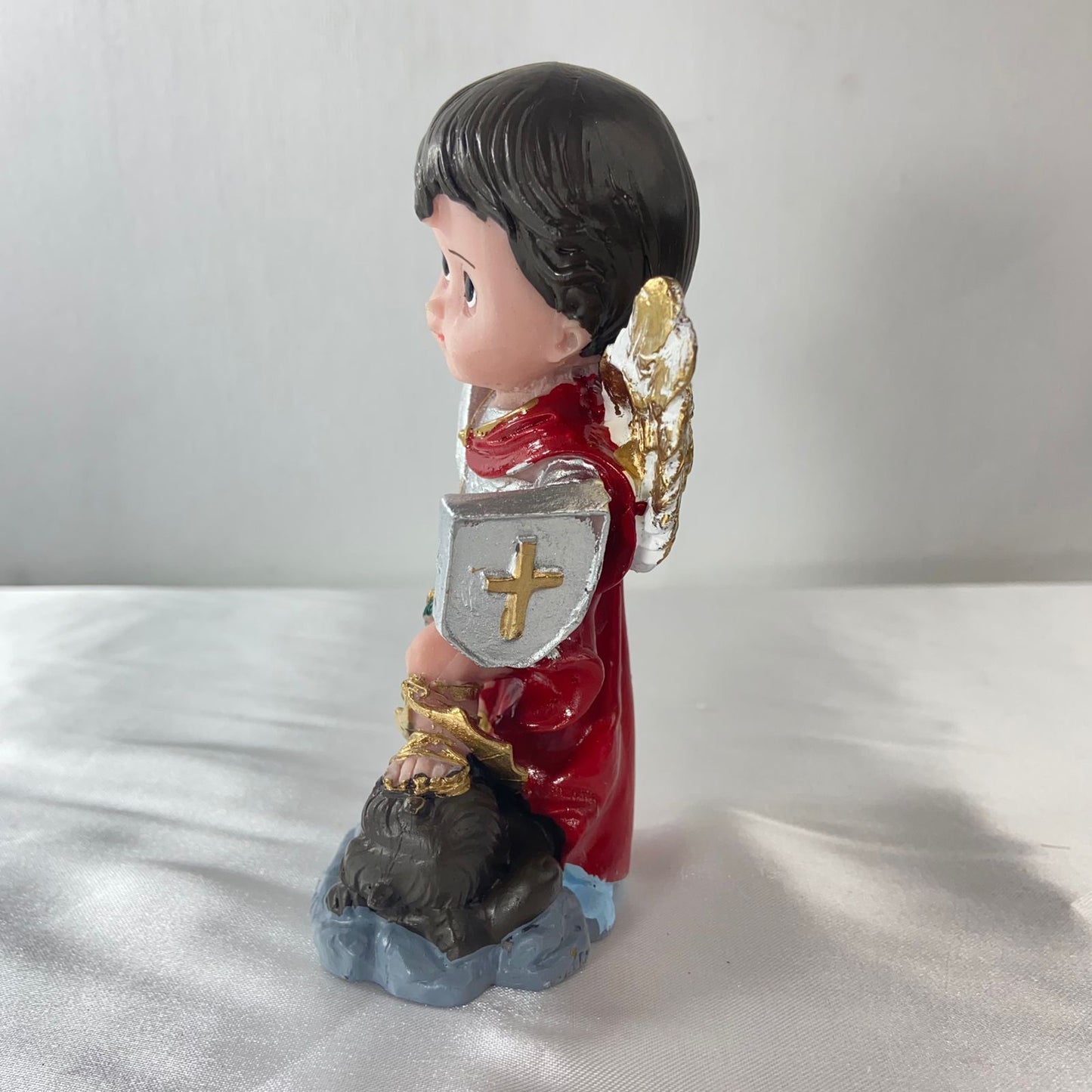 IMAGEM DE RESINA NACIONAL SÃO MIGUEL INFANTIL 14CM (1 UNIDADE)
