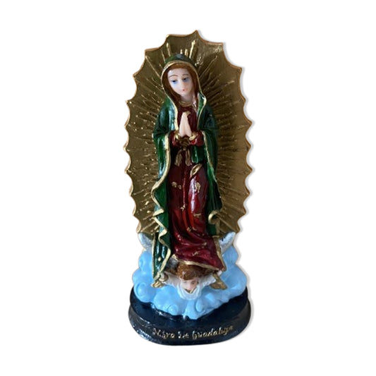 IMAGEM DE RESINA NACIONAL NOSSA SENHORA DE GUADALUPE 13CM (1 UNIDADE)