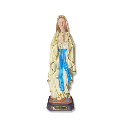 IMAGEM DE RESINA IMPORTADA NOSSA SENHORA DE LOURDES 30CM (1 UNIDADE)