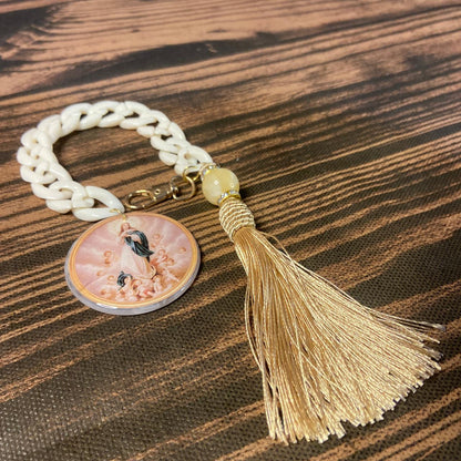 ELO DA CONSAGRAÇÃO  MEDALHÃO RESINADO NOSSA SENHORA  DA IMACULADA CONCEIÇÃO (1 UNIDADE)