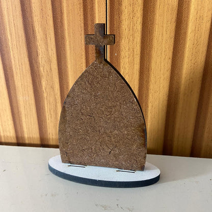 CAPELA MDF DESMONTÁVEL SANTA RITA DE CÁSSIA 11CM (1 UNIDADE)