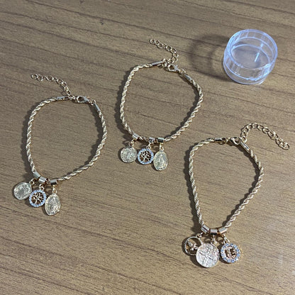 PULSEIRA DOURADA MODELOS SORTIDOS (6 UNIDADES)