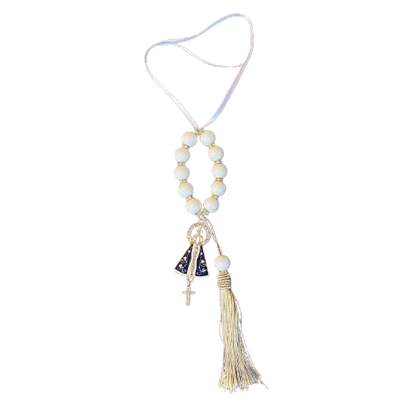 DEZENA PÉROLA BRANCA NOSSA SENHORA APARECIDA 14MM (1 UNIDADE)