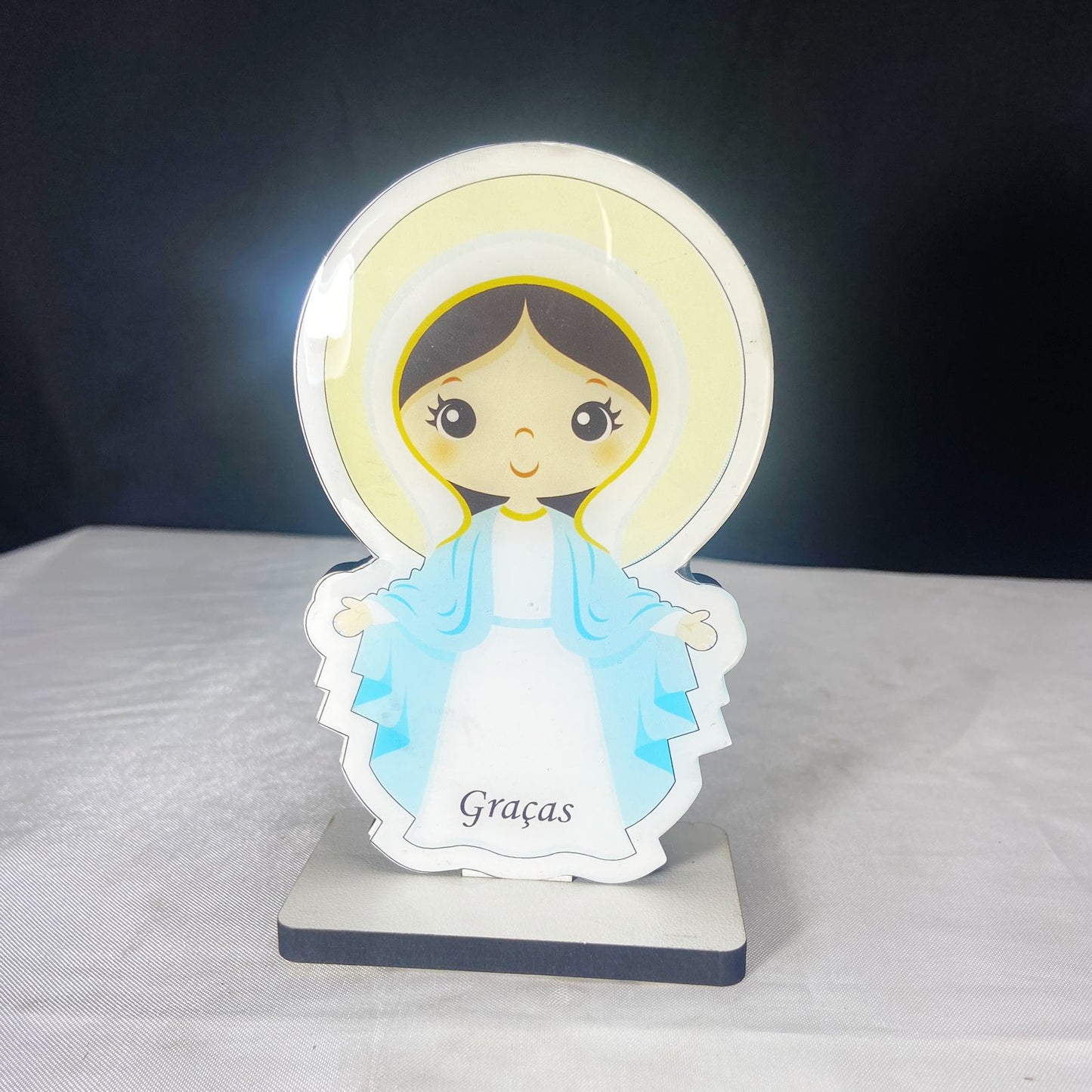 IMAGEM MDF INFANTIL NOSSA SENHORA DAS GRAÇAS 13CM (1 UNIDADE)