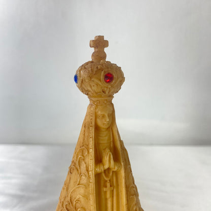 IMAGEM DE RESINA IMPORTADA NOSSA SENHORA APARECIDA AMARELA 11CM (1 UNIDADE)