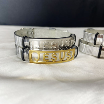 PULSEIRA PRATA JESUS (3 UNIDADES)