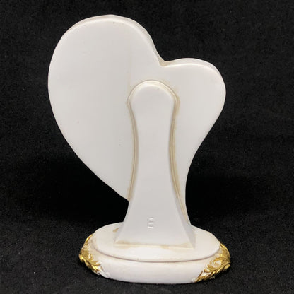 ENFEITE DE RESINA IMPORTADA ANJO BRANCO 9CM (1 UNIDADE)