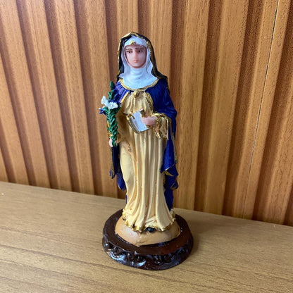 IMAGEM DE RESINA NACIONAL SANTA BEATRIZ 15CM (1 UNIDADE)