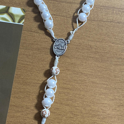 TERÇO PÉROLA SONECA NOSSA SENHORA APARECIDA 8MM (1 UNIDADE)