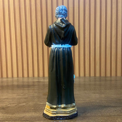 IMAGEM DE RESINA NACIONAL SANTO PADRE PIO 20CM (1 UNIDADE)