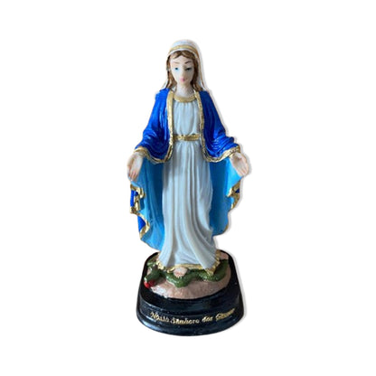 IMAGEM DE RESINA NACIONAL NOSSA SENHORA DAS GRAÇAS MOD2 15CM (1 UNIDADE)
