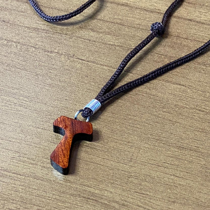 CORDÃO DO TAU MADEIRA  ( 6 UNIDADES)