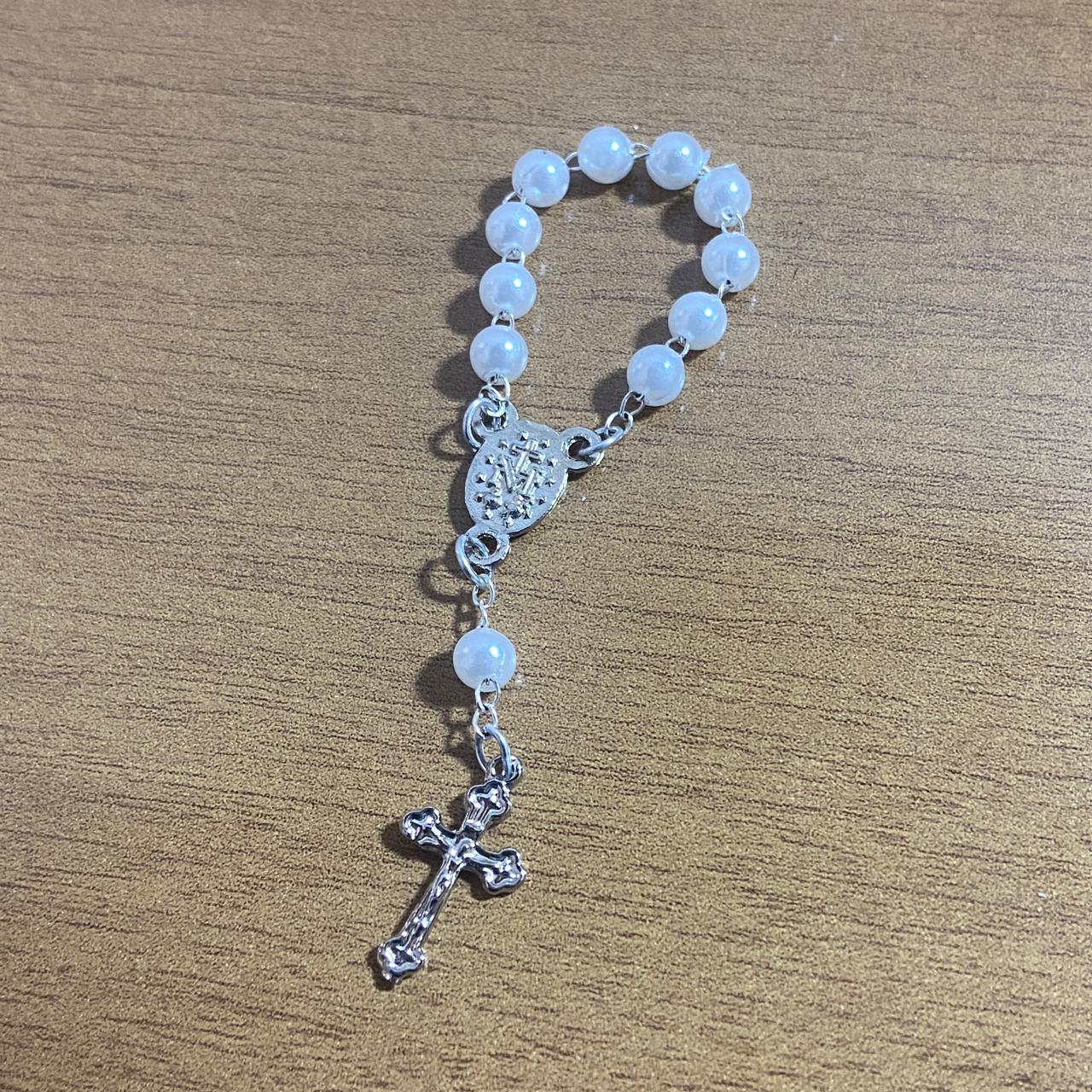 DEZENA DE DEDO PEROLA BRANCA 6MM (12 UNIDADES)