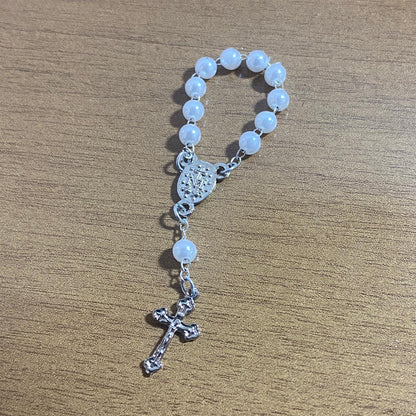 DEZENA DE DEDO PEROLA BRANCA 6MM (12 UNIDADES)