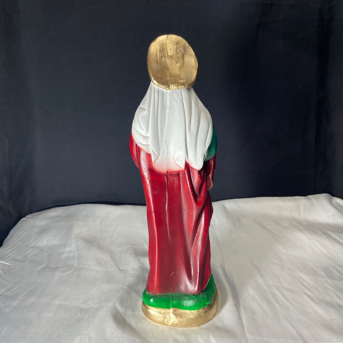 IMAGEM DE GESSO SANTA LUZIA 32CM (1 UNIDADE)