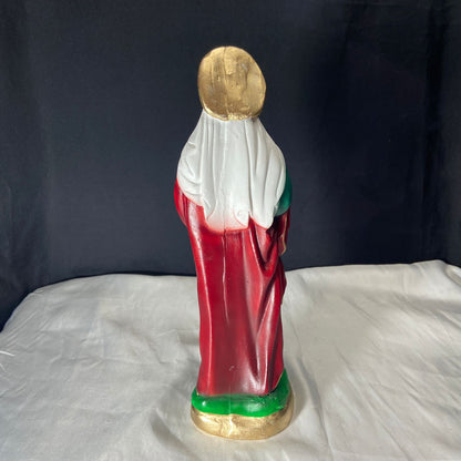 IMAGEM DE GESSO SANTA LUZIA 32CM (1 UNIDADE)