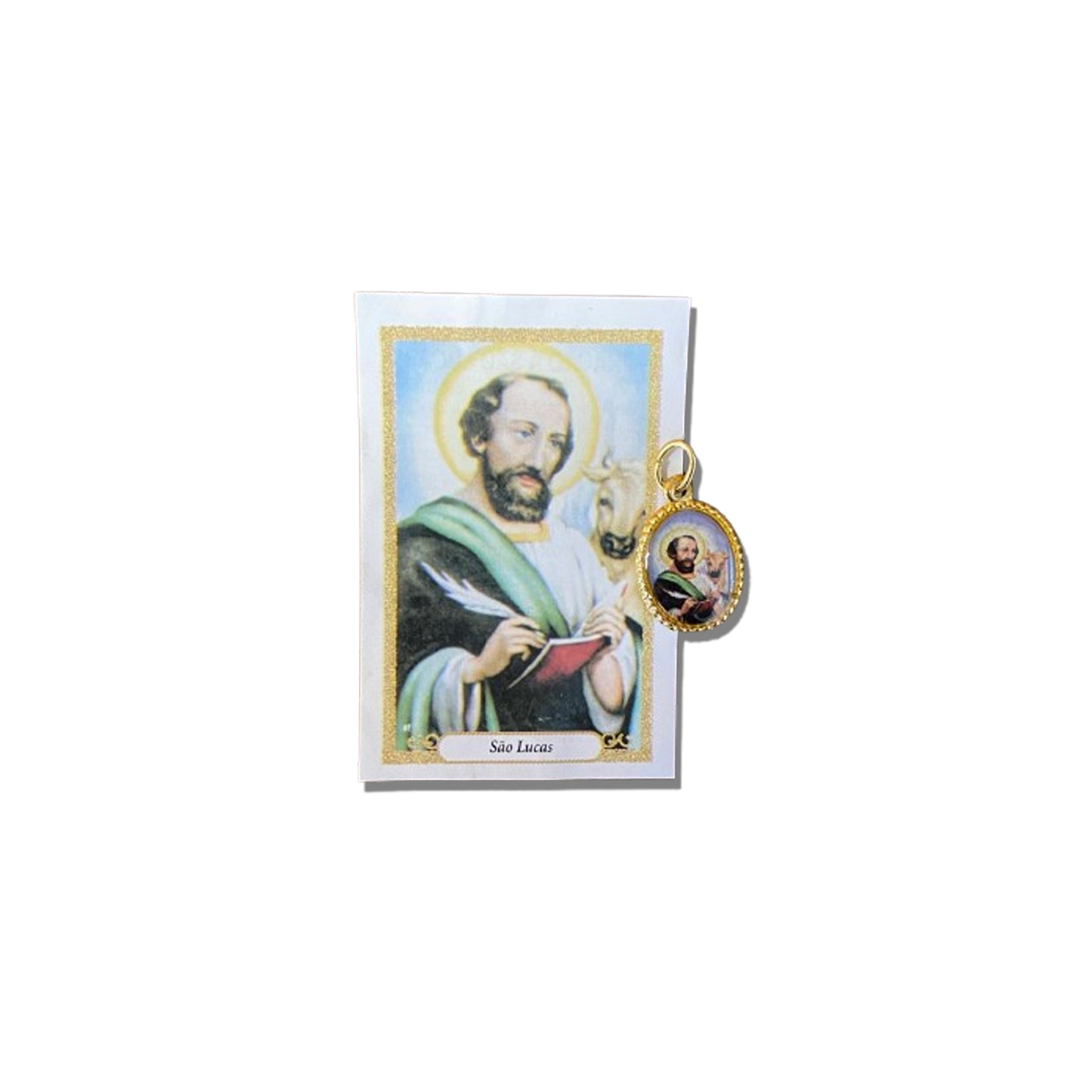 MEDALHA ALUMINIO SÃO LUCAS (36 UNIDADES)