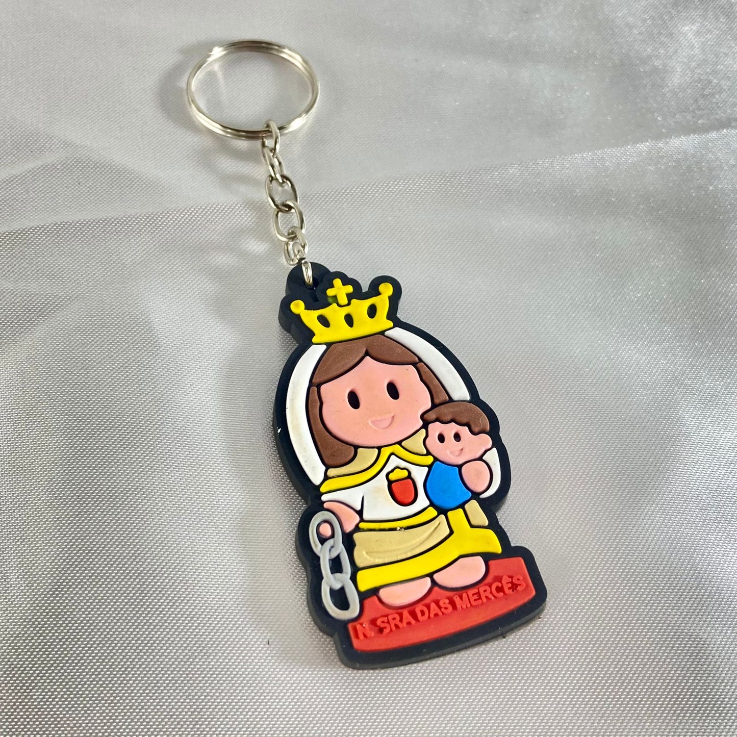 CHAVEIRO EMBORRACHADO NOSSA SENHORA DAS MERCÊS (12 UNIDADES)