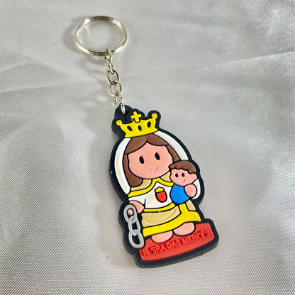 CHAVEIRO EMBORRACHADO NOSSA SENHORA DAS MERCÊS (12 UNIDADES)