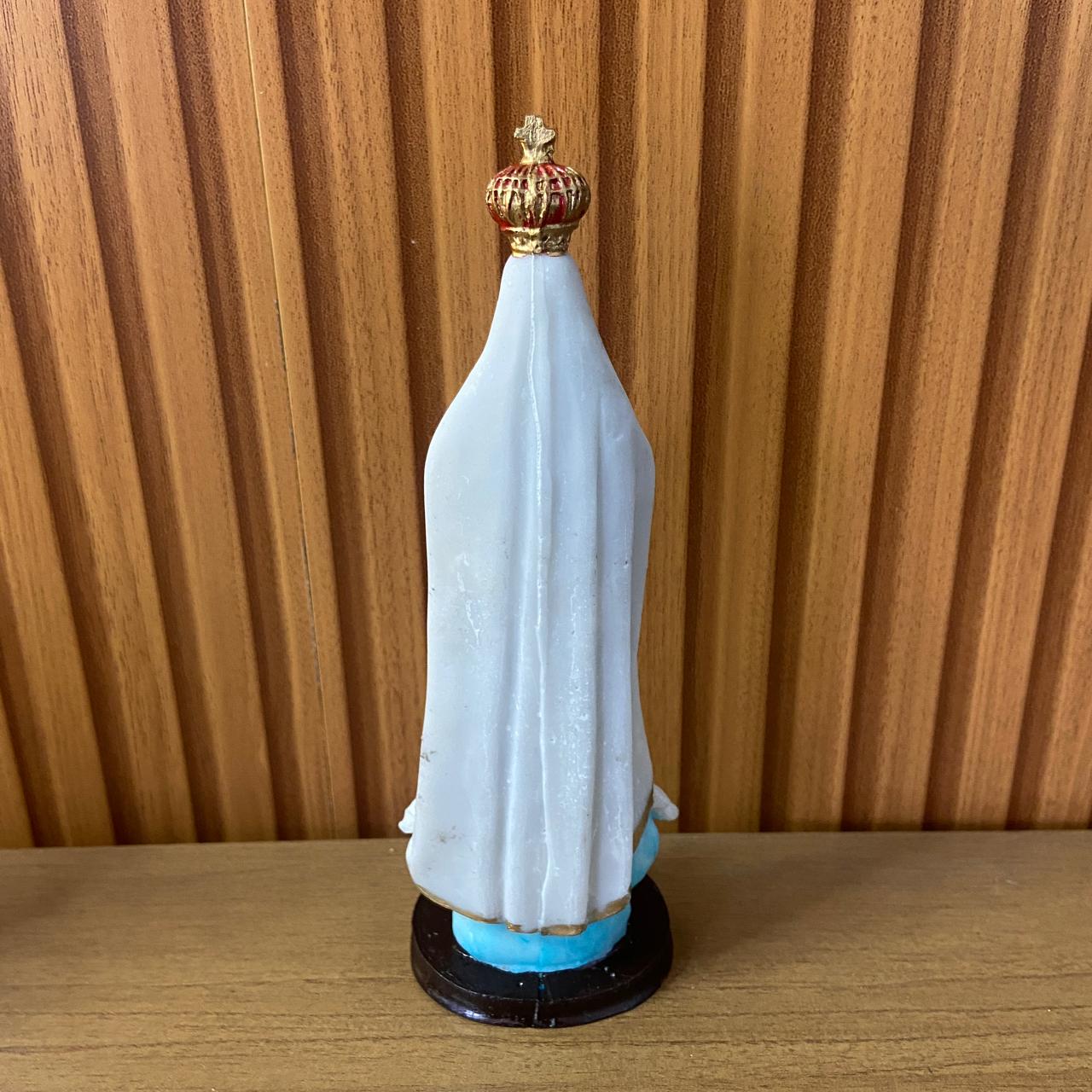IMAGEM DE RESINA NACIONAL NOSSA SENHORA DE FÁTIMA 20CM (1 UNIDADE)