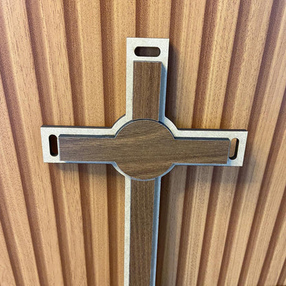 CRUCIFIXO MDF SEM CRISTO 27CM (1 UNIDADE)