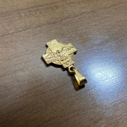 PINGENTE DOURADO DIVINO ESPÍRITO SANTO  (6 UNIDADES)