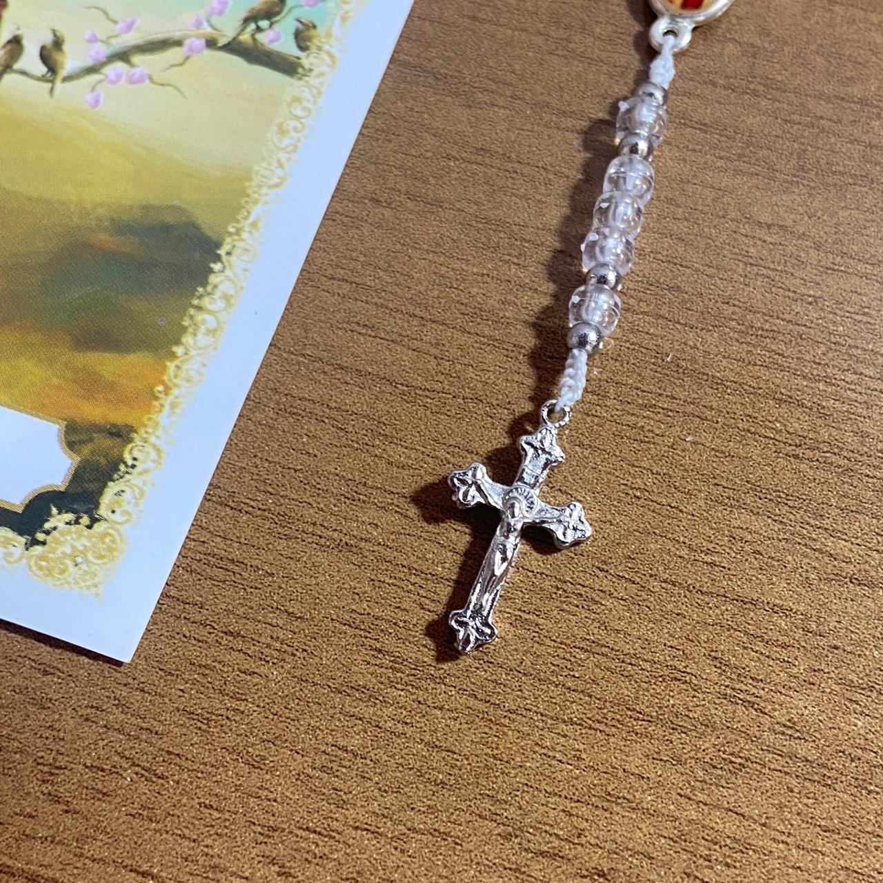 TERÇO MIÇANGA SÃO FRANCISCO DE ASSIS 4MM (1UNIDADE)