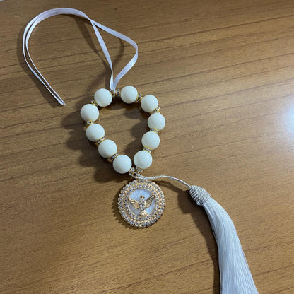 DEZENA PÉROLA BRANCA DIVINO ESPÍRITO SANTO 15MM (1 UNIDADE)