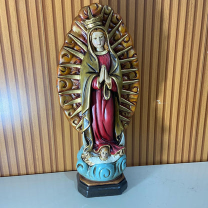 IMAGEM DE GESSO NOSSA SENHORA DE GUADALUPE 46,5CM (1 UNIDADE)