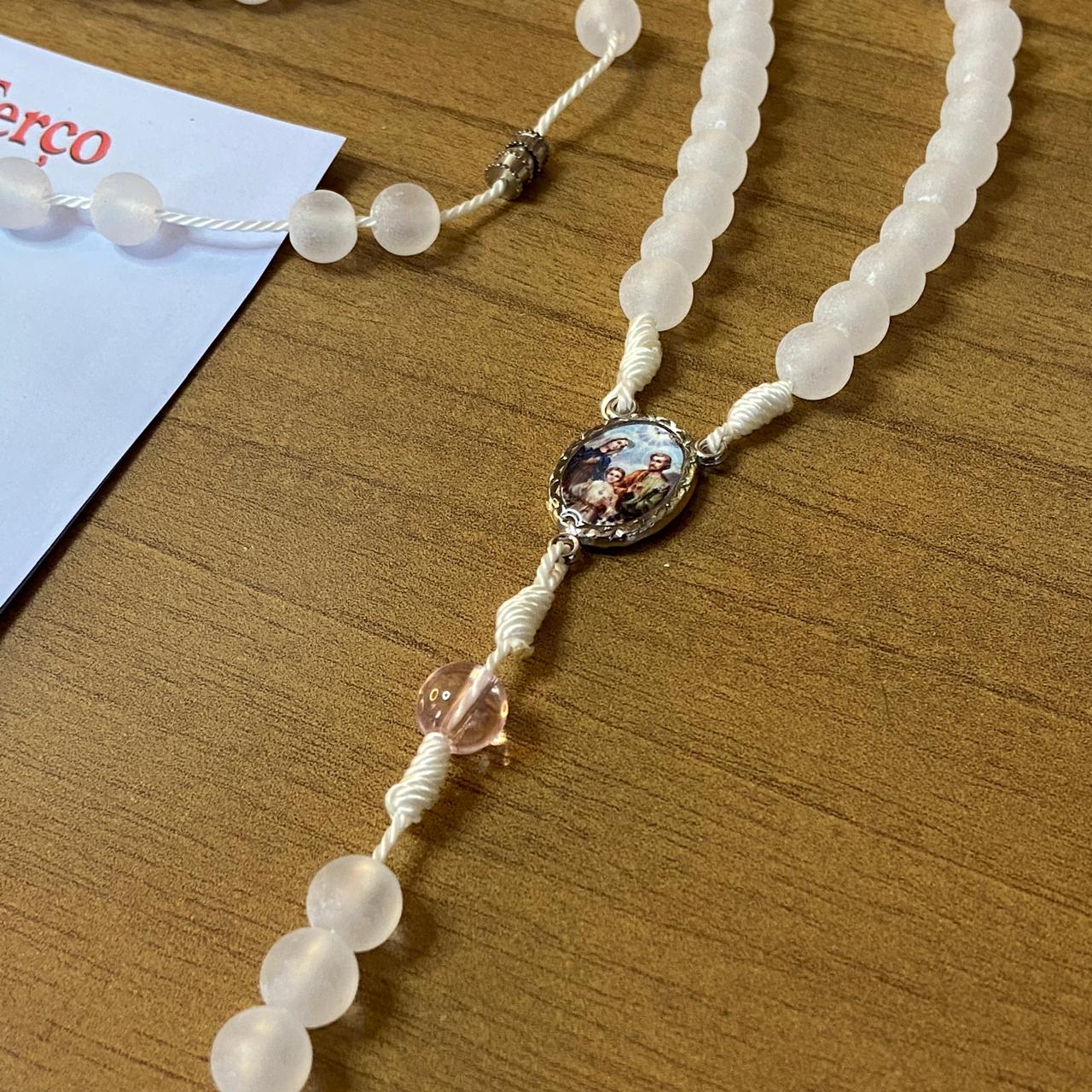 TERÇO CRISTAL DO CASAL 8MM (1 UNIDADE)