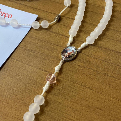 TERÇO CRISTAL DO CASAL 8MM (1 UNIDADE)