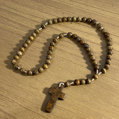 TERÇO DE MADEIRA SIMPLES MOD2 8MM (12 UNIDADES)