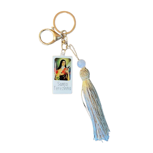 CHAVEIRO ACRÍLICO RESINADO SANTA TERESINHA  (  1 UNIDADE)