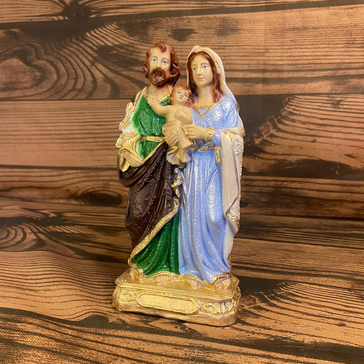 IMAGEM DE GESSO SAGRADA FAMÍLIA 21CM (1 UNIDADE)