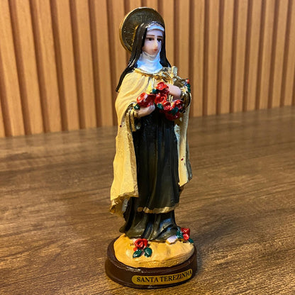 IMAGEM DE RESINA NACIONAL SANTA TERESINHA 14,5CM (1 UNIDADE)