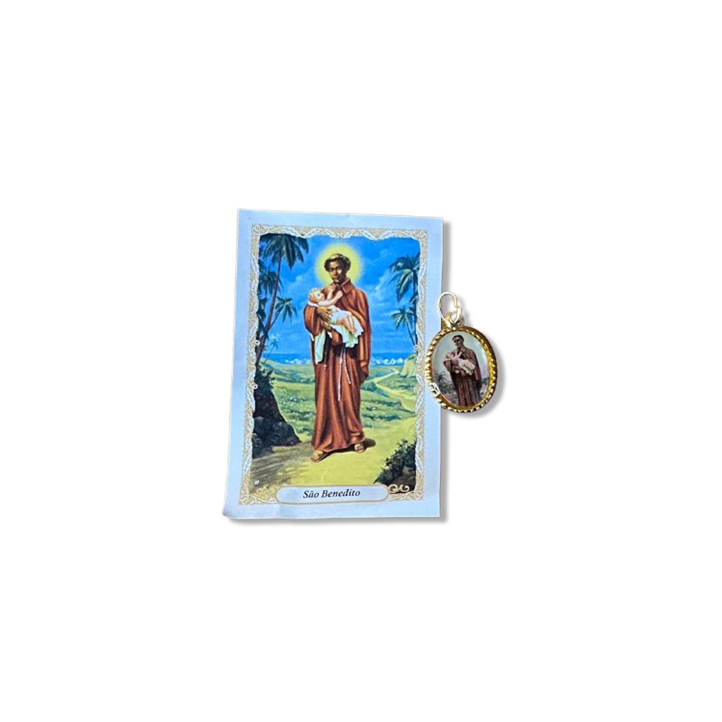 MEDALHA ALUMINIO SÃO BENEDITO (36 UNIDADES)