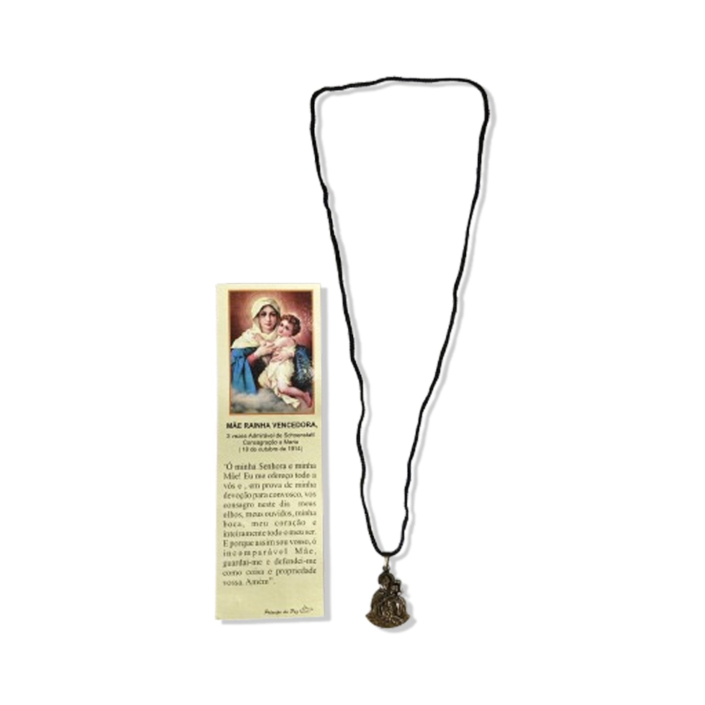 CORDÃO COM MEDALHA OURO VELHO MÃE RAINHA  (1 UNIDADES)