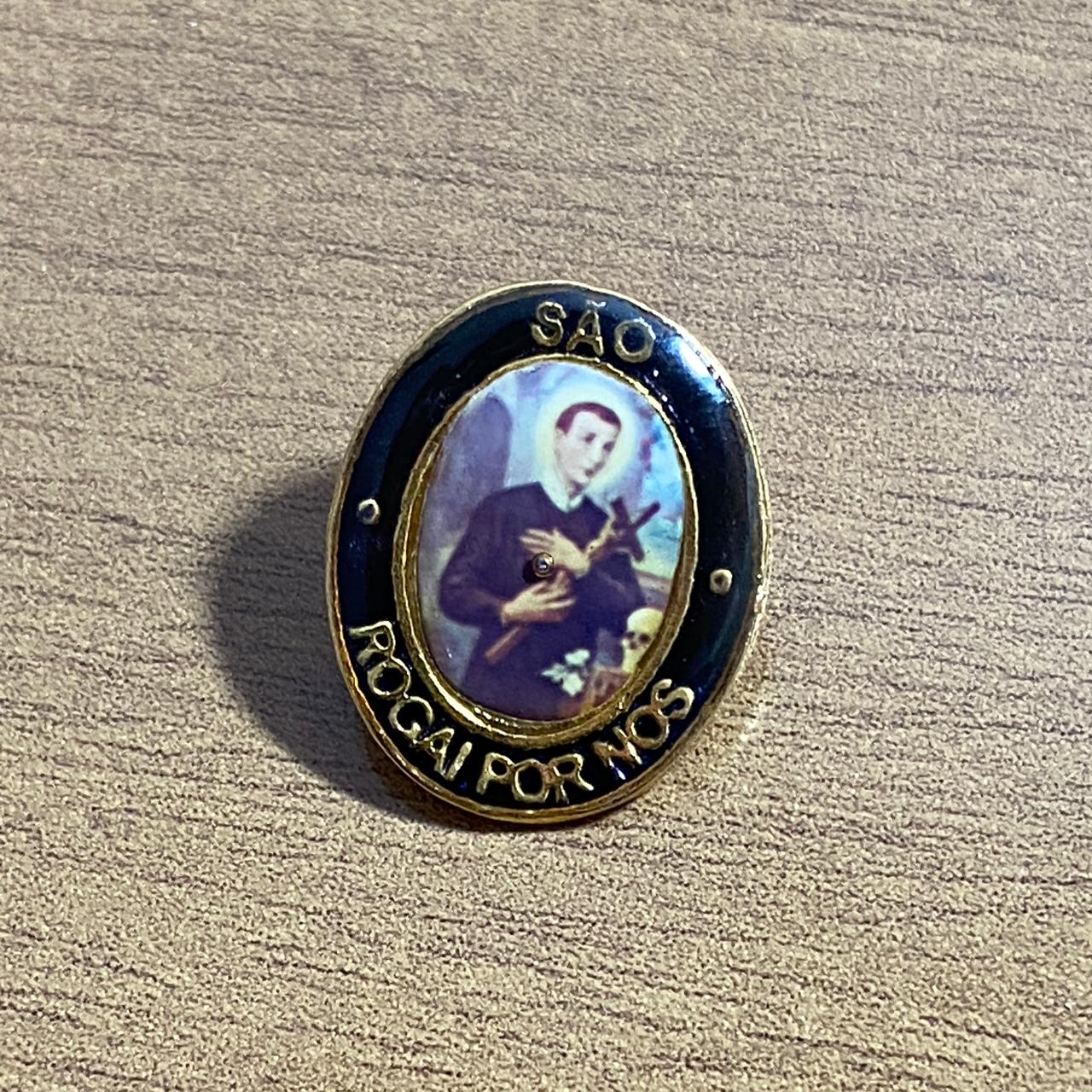 BOTOM DOURADO RESINADO SÃO GERALDO (6 UNIDADES)