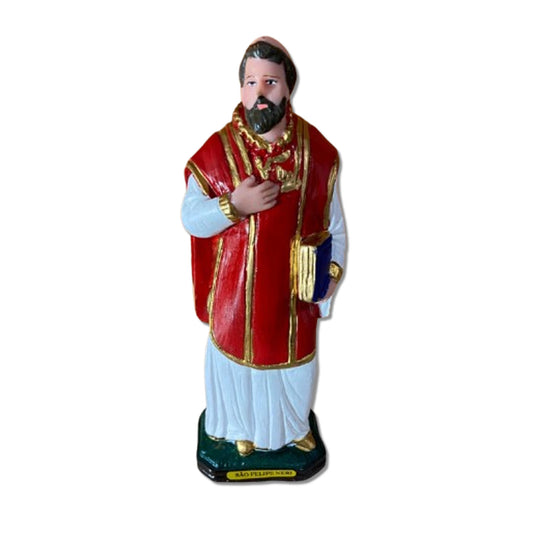IMAGEM DE RESINA NACIONAL SÃO FELIPE NERI 21CM (1 UNIDADE)