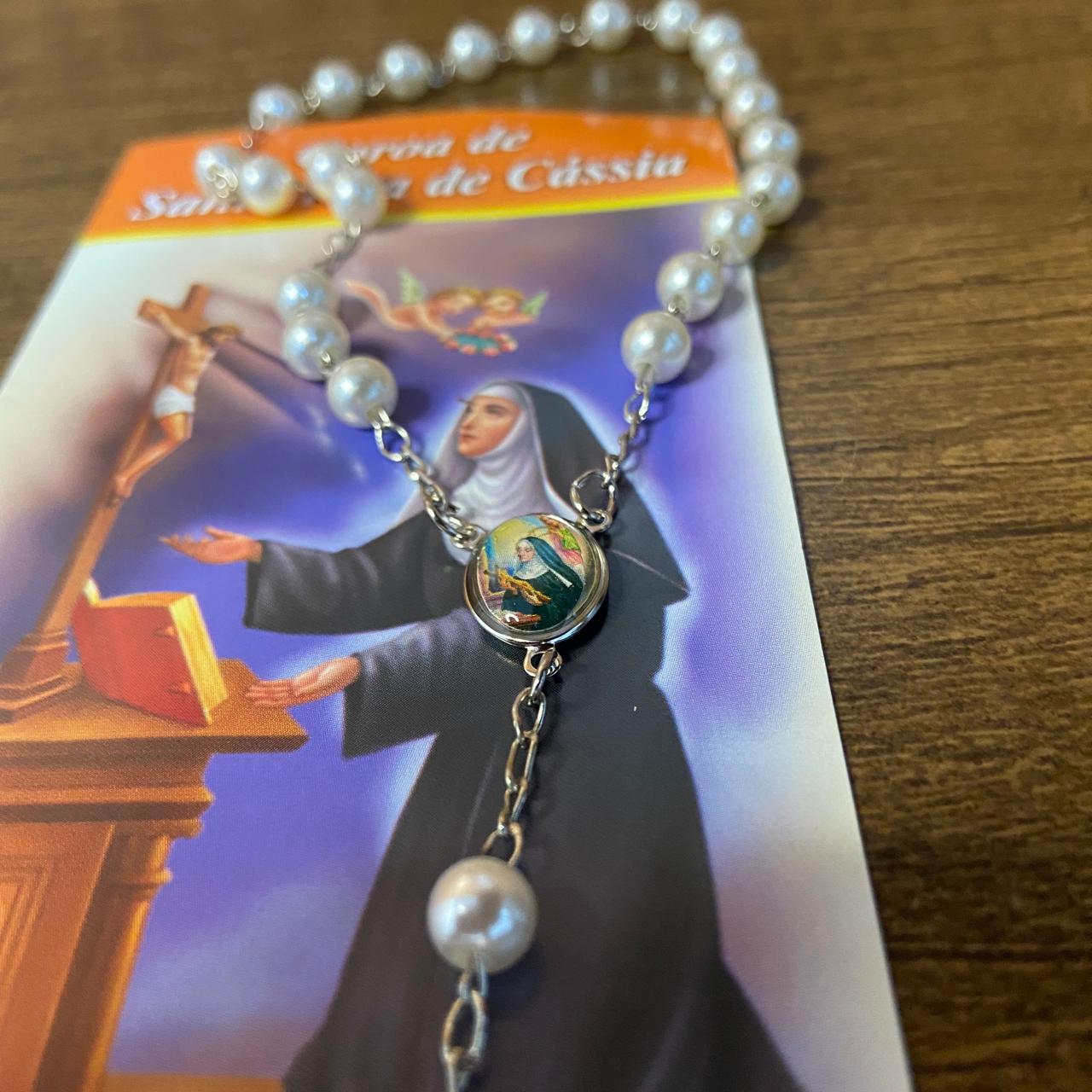 COROA DE SANTA RITA PÉROLA 6MM (1 UNIDADES)
